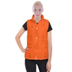 Drawing-1 Sketchpad Women s Button Up Vest