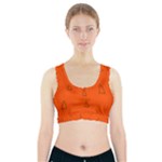 Drawing-1 Sketchpad Sports Bra With Pocket