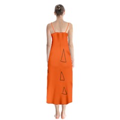 Button Up Chiffon Maxi Dress 