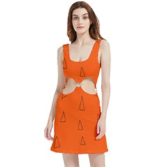 Velour Cutout Dress 