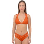 Drawing-1 Sketchpad Double Strap Halter Bikini Set