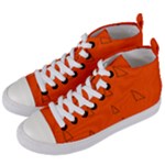 Drawing-1 Sketchpad Women s Mid-Top Canvas Sneakers