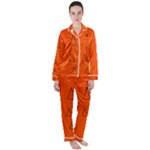 Drawing-1 Sketchpad Satin Long Sleeve Pajamas Set