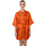 Drawing-1 Sketchpad Half Sleeve Satin Kimono 