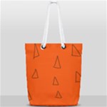 Drawing-1 Sketchpad Full Print Rope Handle Tote (Small)