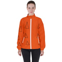 Women s High Neck Windbreaker 