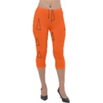 Drawing-1 Sketchpad Lightweight Velour Capri Leggings 