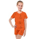 Drawing-1 Sketchpad Kids  Mesh Tee and Shorts Set