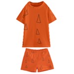Drawing-1 Sketchpad Kids  Swim Tee and Shorts Set