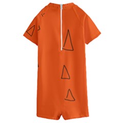 Kids  Boyleg Half Suit Swimwear 