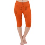 Drawing-1 Sketchpad Lightweight Velour Cropped Yoga Leggings