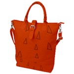 Drawing-1 Sketchpad Buckle Top Tote Bag