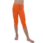Drawing-1 Sketchpad Kids  Lightweight Velour Capri Leggings 