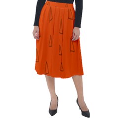 Classic Velour Midi Skirt  