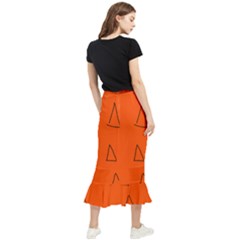 Maxi Fishtail Chiffon Skirt 
