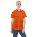Drawing-1 Sketchpad Women s Short Sleeve Pocket Shirt