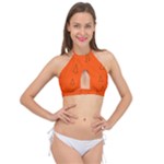 Drawing-1 Sketchpad Cross Front Halter Bikini Top
