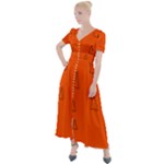 Drawing-1 Sketchpad Button Up Short Sleeve Maxi Dress