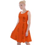 Drawing-1 Sketchpad Knee Length Skater Dress