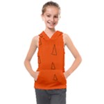 Drawing-1 Sketchpad Kids  Sleeveless Hoodie