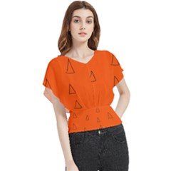 Butterfly Chiffon Blouse 