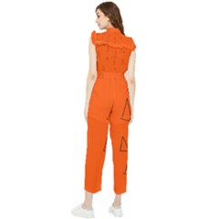 Women s Frill Top Chiffon Jumpsuit 