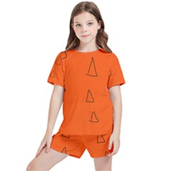 Kids  T-Shirt And Sports Shorts Set 