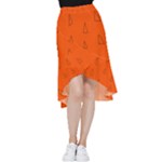Drawing-1 Sketchpad Frill Hi Low Chiffon Skirt