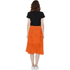 Frill Hi Low Chiffon Skirt 