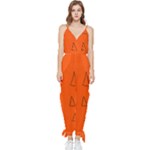 Drawing-1 Sketchpad Sleeveless Tie Ankle Jumpsuit