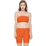 Drawing-1 Sketchpad Stretch Shorts and Tube Top Set
