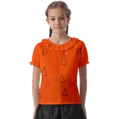 Kids  Frill Chiffon Blouse 