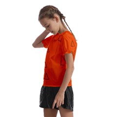 Kids  Frill Chiffon Blouse 
