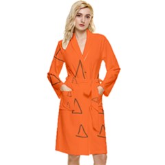 Long Sleeve Velvet Robe 