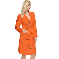 Long Sleeve Velvet Robe 