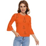 Drawing-1 Sketchpad Bell Sleeve Top