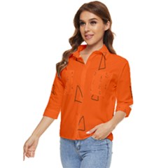 Women s Quarter Sleeve Pocket Shirt 