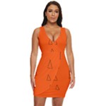 Drawing-1 Sketchpad Draped Bodycon Dress
