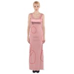 Drawing-2 Sketchpad Thigh Split Maxi Dress