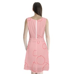 Sleeveless Waist Tie Chiffon Dress 