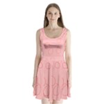 Drawing-2 Sketchpad Split Back Mini Dress 