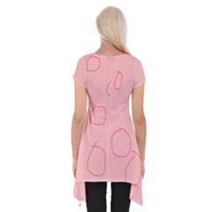Short Sleeve Side Drop Tunic 
