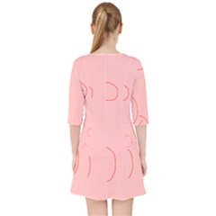 Quarter Sleeve Pocket Dress 