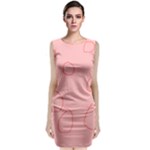 Drawing-2 Sketchpad Sleeveless Velvet Midi Dress