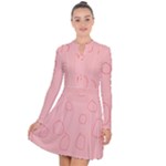 Drawing-2 Sketchpad Long Sleeve Panel Dress