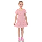 Drawing-2 Sketchpad Kids  Short Sleeve Velvet Dress