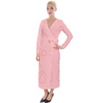 Drawing-2 Sketchpad Velvet Maxi Wrap Dress