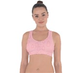 Drawing-2 Sketchpad Cross String Back Sports Bra