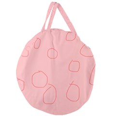 Giant Round Zipper Tote 