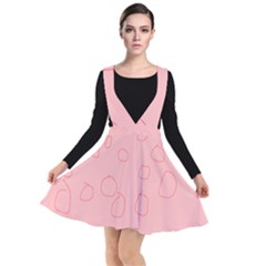 Plunge Pinafore Dress 